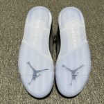 Close-up of Jordan 5 Retro Wolf Grey 2026 upper material DD0587-002
