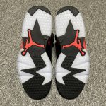 Jordan 6 Retro Infrared heel tab and Jumpman logo back view CT8529-001