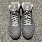 Front view of Jordan 5 Retro Wolf Grey (2026) DD0587-002