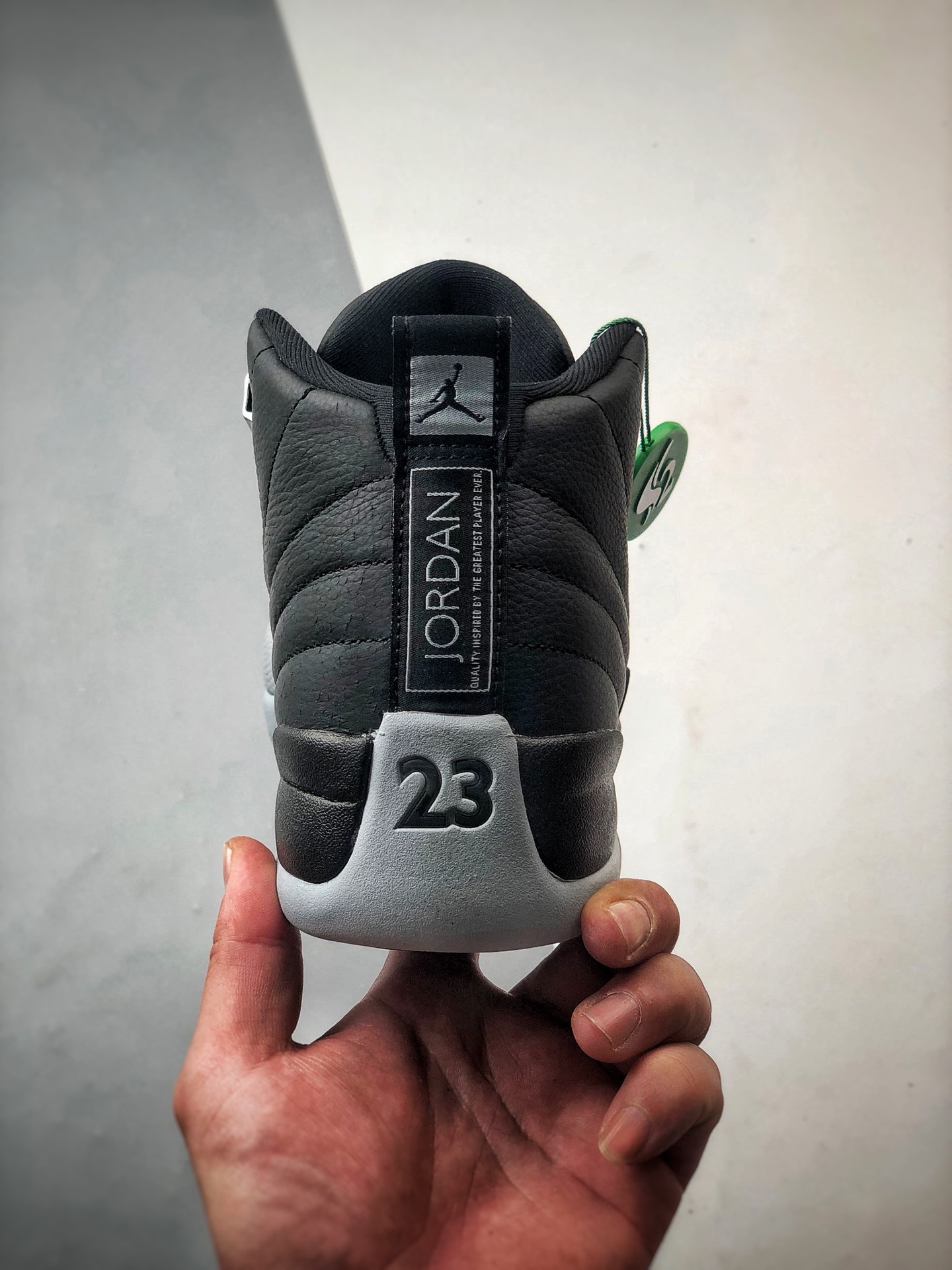 Jordan 12 Retro Barons 3 Pair of Jordan 12 Retro Barons CT8013-010 shoes arranged together