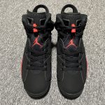 Jordan 6 Retro Infrared side profile showing visible Air unit and design lines CT8529-001