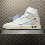 Jordan 1 Retro High Off-White Alaska Archive side profile view