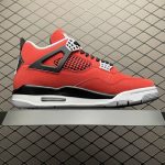 Back heel of Jordan 4 Retro Toro Bravo 2026 with Jumpman logo