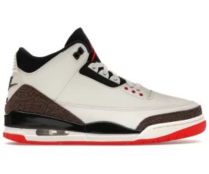 Jordan 3 Retro World's Best Dad sneakers IF4396-103, premium white leather