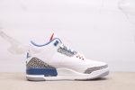 Jordan 3 Retro True Blue 2026 - full upper view