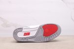Jordan 3 True Blue 2026 - sole view with traction pattern