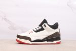 Side view of Jordan 3 Retro World's Best Dad shoe IF4396-103 with elephant print