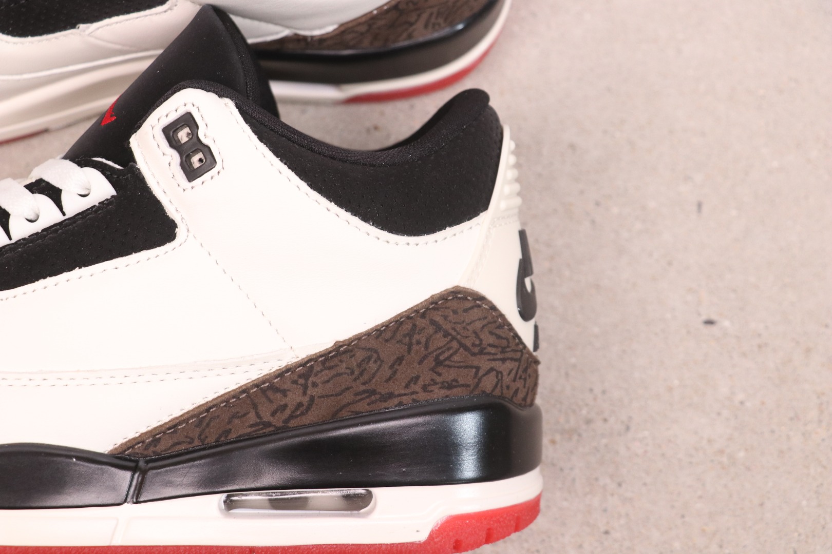 Jordan 3 Retro World's Best Dad 4 Pair of Jordan 3 Retro World's Best Dad sneakers IF4396-103 together
