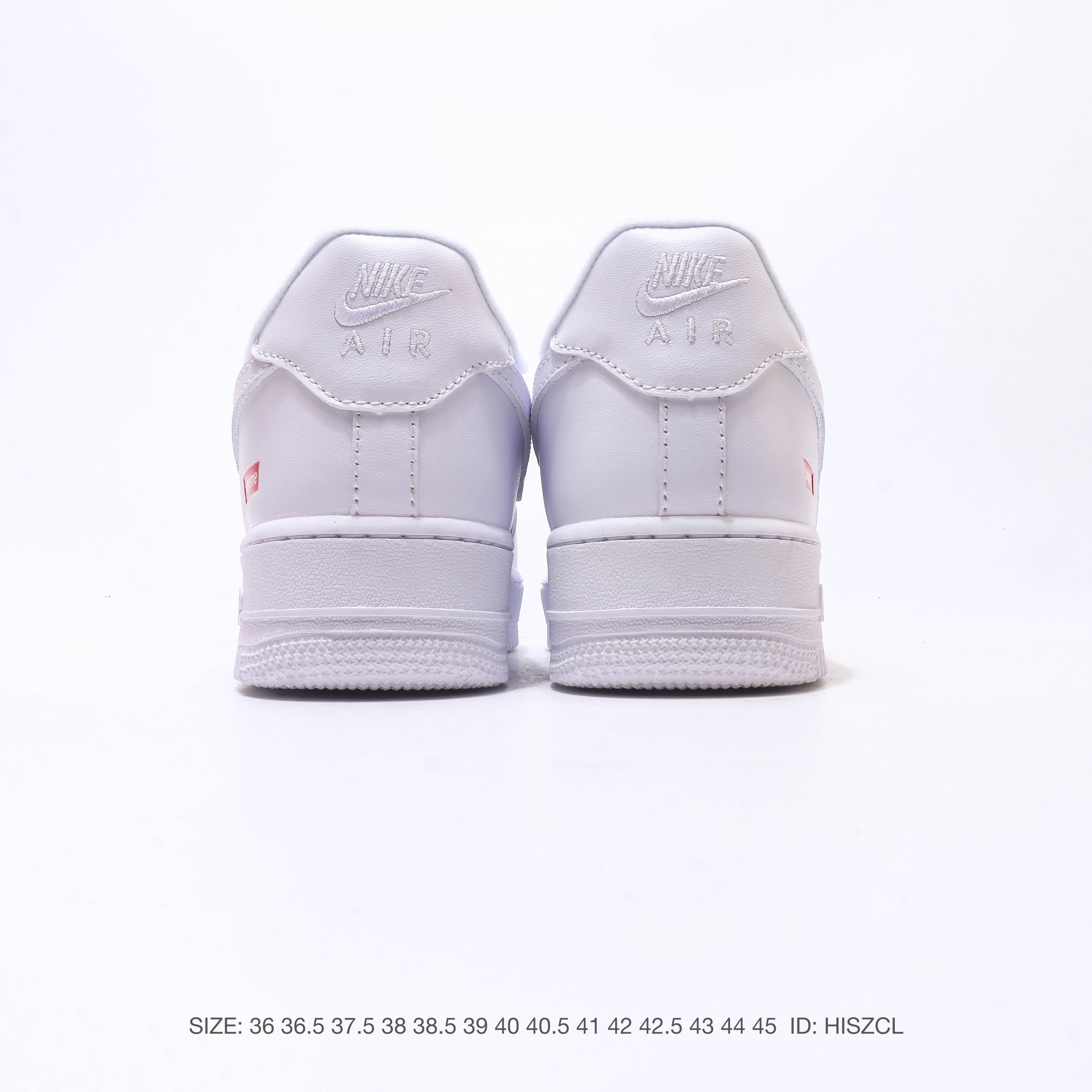 Nike Air Force 1 Low Supreme White 2 Interior of Nike Air Force 1 Low Supreme White shoe