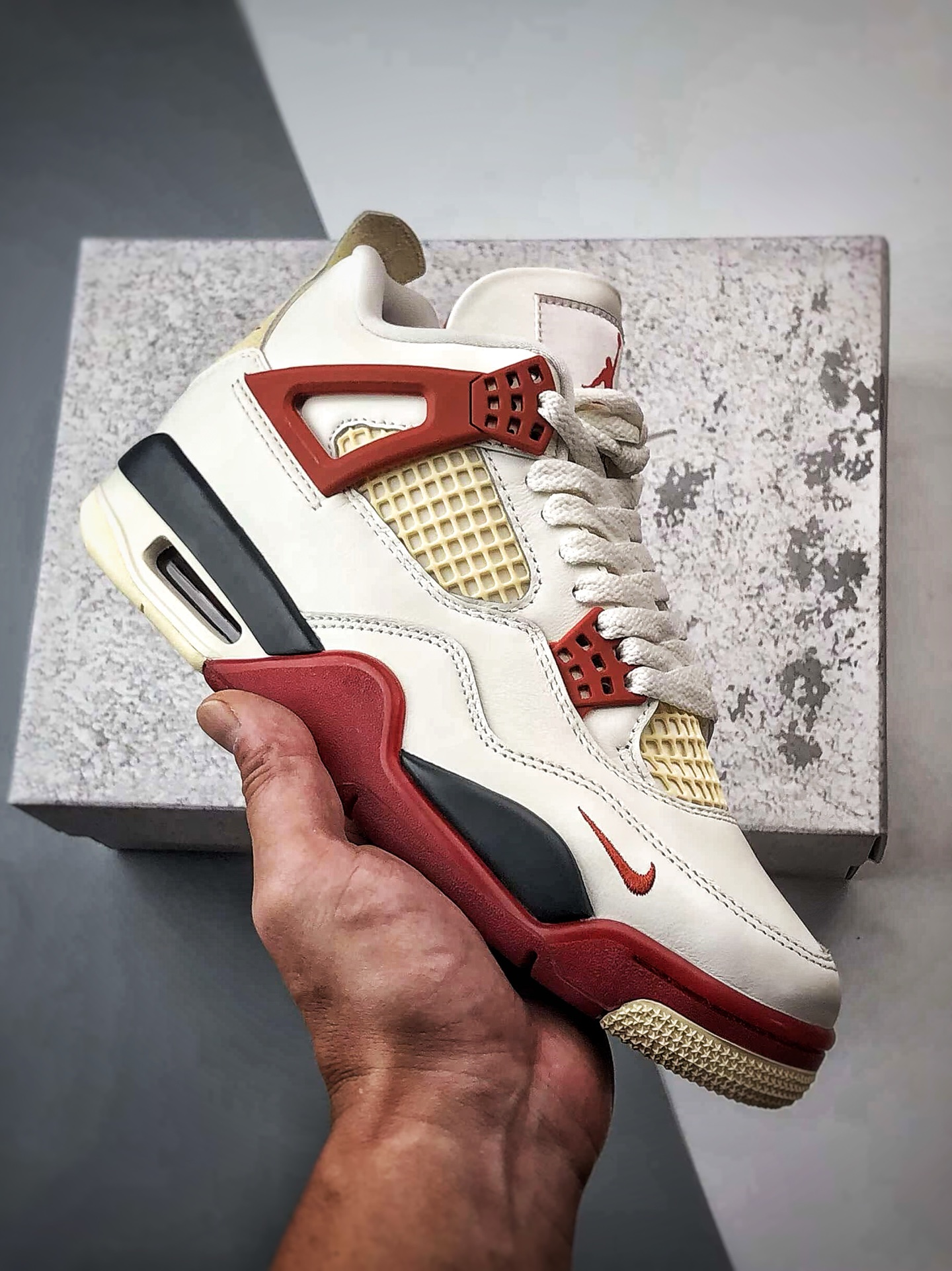 Jordan 4 Retro OG Nigel Sylvester Brick After Brick 2 Jordan 4 Retro OG Nigel Sylvester Brick After Brick IQ8055-100 product image